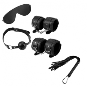 Kit BDSM Fetiche Negro 5 piezas