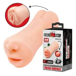 Masturbador Doble Bucal y Vaginal Gemini