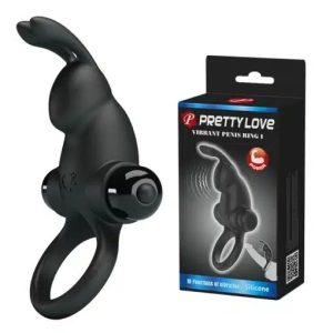 Anillo vibrador conejo clitorial