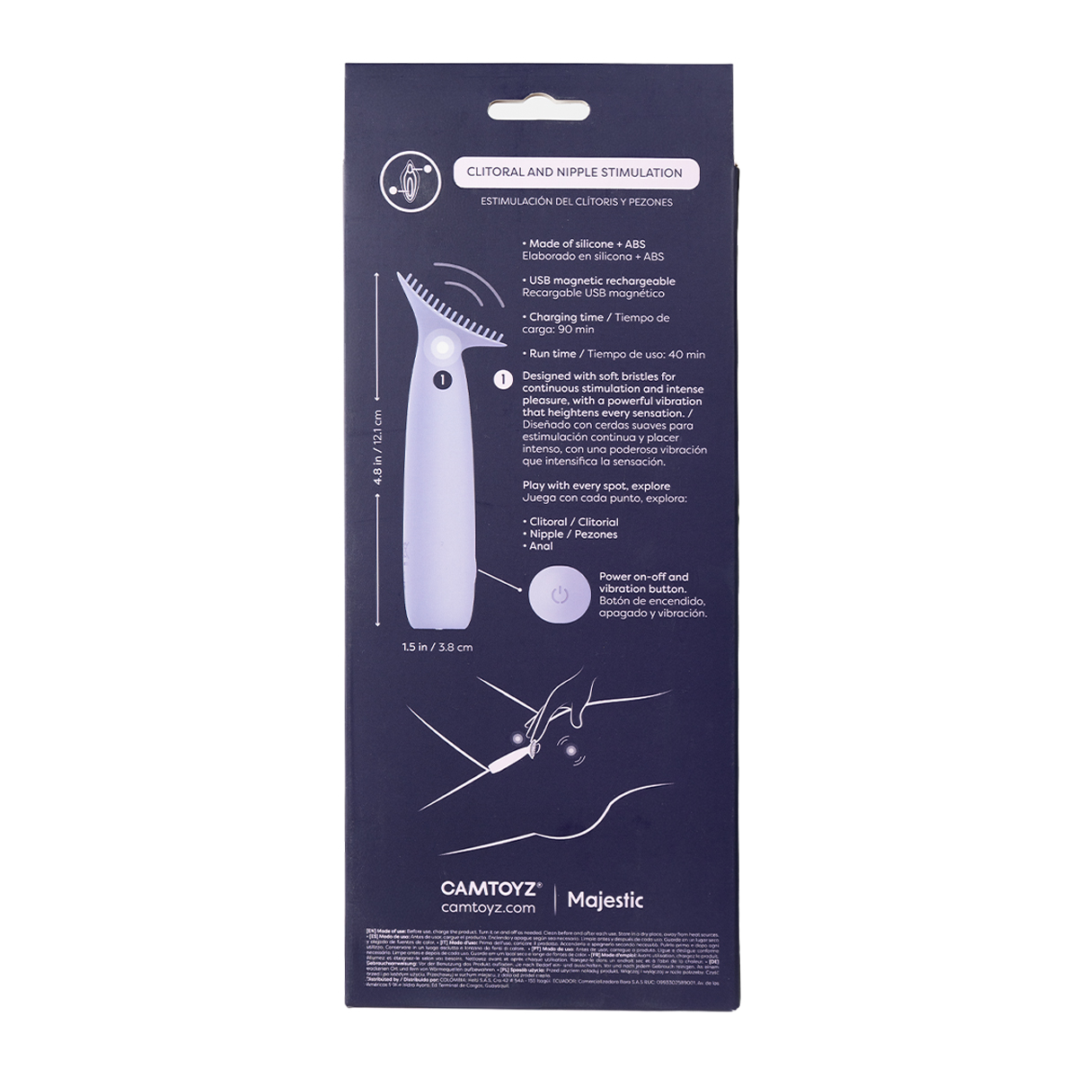 Teesy Vibrador de clítoris y pezones - Image 3
